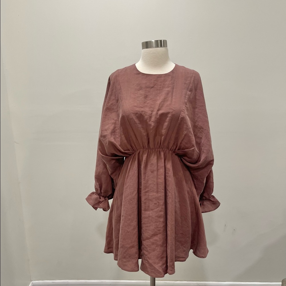Beautiful Mauve Zara Flowy Short Dress